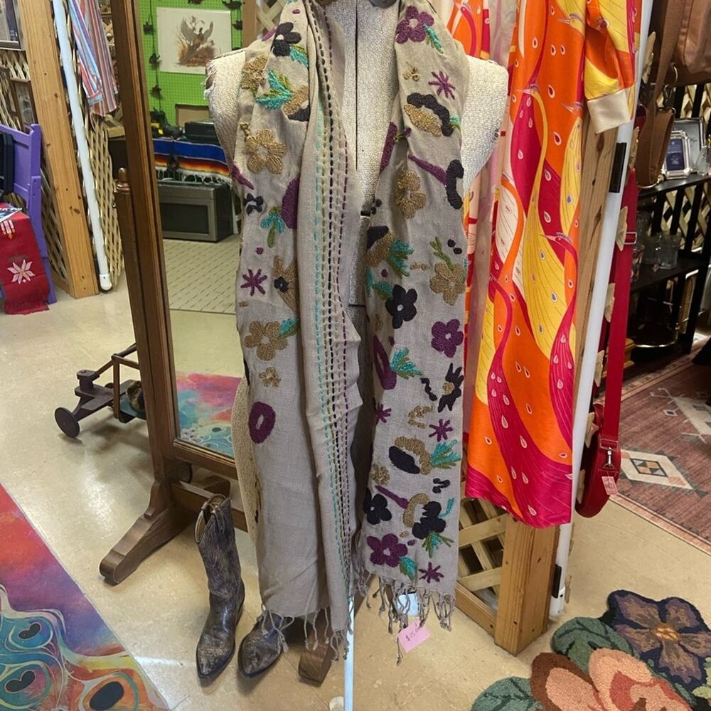 Lord & Taylor Multicolor Wool Scarf